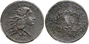 1 Cent Estados Unidos de América (1776 - ) Cobre 