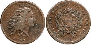 1 Cent Estados Unidos de América (1776 - ) Cobre 