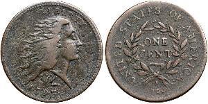 1 Cent Estados Unidos de América (1776 - ) Cobre 