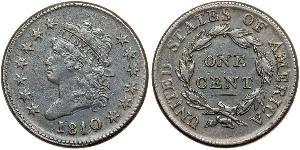 1 Cent Estados Unidos de América (1776 - ) Cobre 
