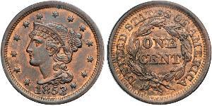 1 Cent Estados Unidos de América (1776 - ) Cobre 