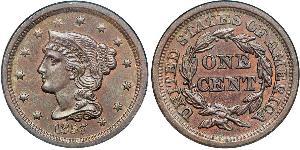 1 Cent Estados Unidos de América (1776 - ) Cobre 