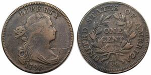 1 Cent Estados Unidos de América (1776 - ) Cobre 