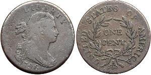 1 Cent Estados Unidos de América (1776 - ) Cobre 