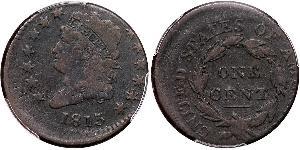 1 Cent Estados Unidos de América (1776 - ) Cobre 
