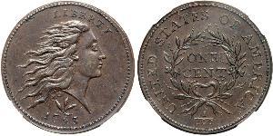 1 Cent Estados Unidos de América (1776 - ) Cobre 