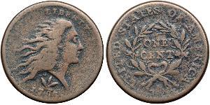 1 Cent Estados Unidos de América (1776 - ) Cobre 