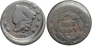 1 Cent Estados Unidos de América (1776 - ) Cobre 
