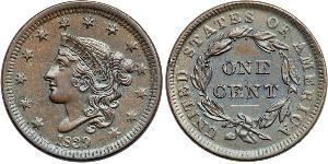 1 Cent Estados Unidos de América (1776 - ) Cobre 