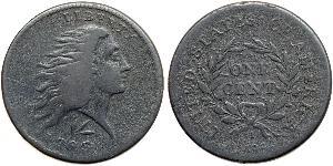 1 Cent Estados Unidos de América (1776 - ) Cobre 