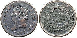 1 Cent Estados Unidos de América (1776 - ) Cobre 