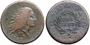 1 Cent Estados Unidos de América (1776 - ) Cobre 