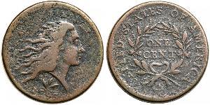 1 Cent Estados Unidos de América (1776 - ) Cobre 