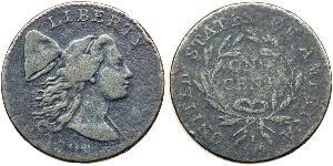 1 Cent Estados Unidos de América (1776 - ) Cobre 