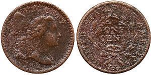 1 Cent Estados Unidos de América (1776 - ) Cobre 