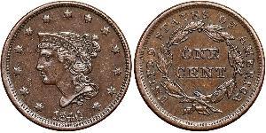 1 Cent Estados Unidos de América (1776 - ) Cobre 