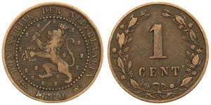 1 Cent Reino de los Países Bajos (1815 - ) Cobre 