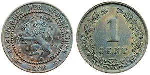 1 Cent Reino de los Países Bajos (1815 - ) Cobre 