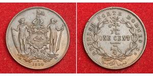 1 Cent Borneo Septentrional (1882-1963) Cobre/Bronce 