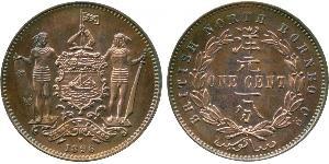 1 Cent Borneo Septentrional (1882-1963) Cobre/Bronce 