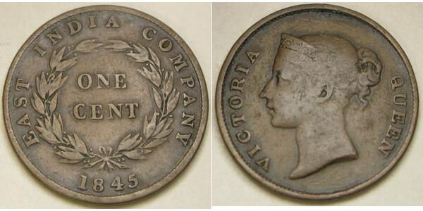 1 Cent Straits Settlements (1826 - 1946) Copper Victoria (1819 - 1901)