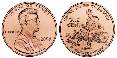 1 Cent USA (1776 - ) Copper/Zinc Abraham Lincoln (1809-1865)