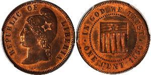 1 Cent Liberia Cuivre 
