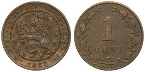 1 Cent Royaume des Pays-Bas (1815 - ) Cuivre 