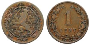 1 Cent Royaume des Pays-Bas (1815 - ) Cuivre 
