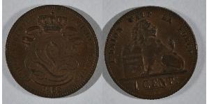 1 Cent Belgien Kupfer 