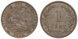 1 Cent Königreich der Niederlande (1815 - ) Kupfer 