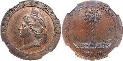 1 Cent Liberia (1847 - ) Kupfer 