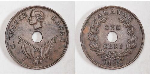 1 Cent Sarawak Kupfer 