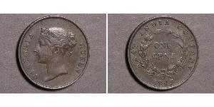 1 Cent Straits Settlements (1826 - 1946) Kupfer Victoria (1819 - 1901)