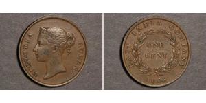 1 Cent Straits Settlements (1826 - 1946) Kupfer Victoria (1819 - 1901)
