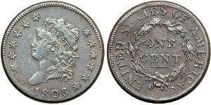 1 Cent Vereinigten Staaten von Amerika (1776 - ) Kupfer 