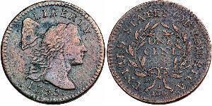 1 Cent Vereinigten Staaten von Amerika (1776 - ) Kupfer 