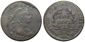 1 Cent Vereinigten Staaten von Amerika (1776 - ) Kupfer 