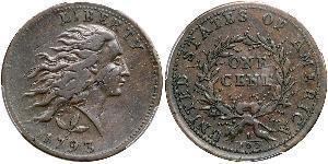1 Cent Vereinigten Staaten von Amerika (1776 - ) Kupfer 