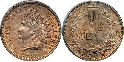 1 Cent Vereinigten Staaten von Amerika (1776 - ) Kupfer/Nickel 