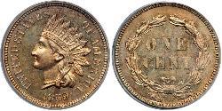 1 Cent Vereinigten Staaten von Amerika (1776 - ) Kupfer/Nickel 