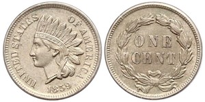 1 Cent Vereinigten Staaten von Amerika (1776 - ) Kupfer/Nickel 