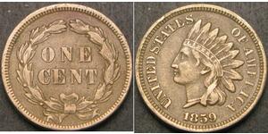 1 Cent Vereinigten Staaten von Amerika (1776 - ) Kupfer/Nickel 