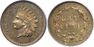 1 Cent Vereinigten Staaten von Amerika (1776 - ) Kupfer/Nickel 