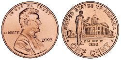 1 Cent Vereinigten Staaten von Amerika (1776 - ) Kupfer/Zink Abraham Lincoln (1809-1865)