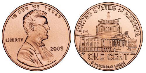 1 Cent Vereinigten Staaten von Amerika (1776 - ) Kupfer/Zink Abraham Lincoln (1809-1865)