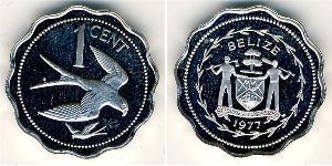 1 Cent Belice (1981 - ) Níquel/Cobre 