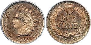 1 Cent Estados Unidos de América (1776 - ) Níquel/Cobre 