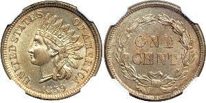 1 Cent Estados Unidos de América (1776 - ) Níquel/Cobre 