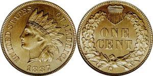 1 Cent Estados Unidos de América (1776 - ) Níquel/Cobre 